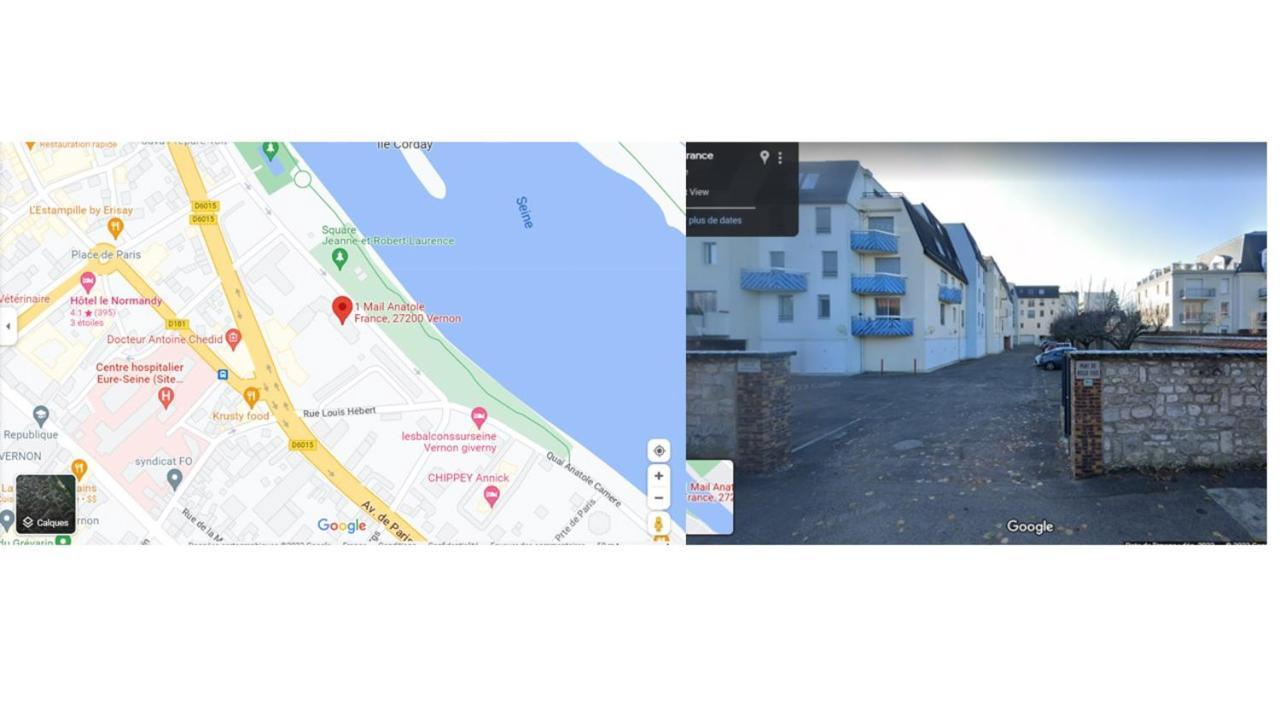 Appt Cosy Coeur Historique+Park, 5Mn Gare Vernon فيرنون المظهر الخارجي الصورة
